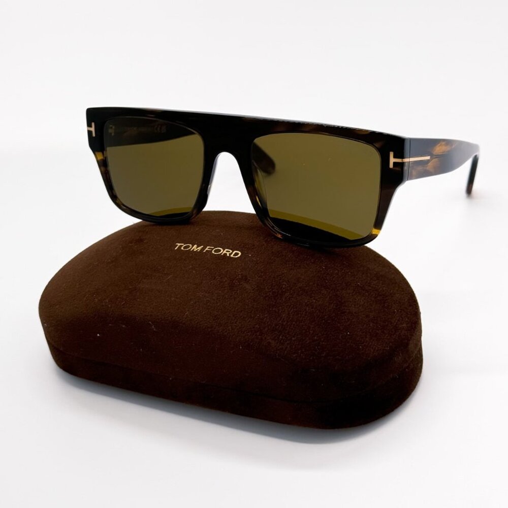 NEW TOM FORD DUNNING-02 TF907 48J MEN SUNGLASSES FT0907/S BROWN